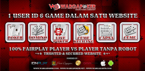 Wargapoker Dengan Keuntungan Bermain Situs Judi Poker Online Indonesia
